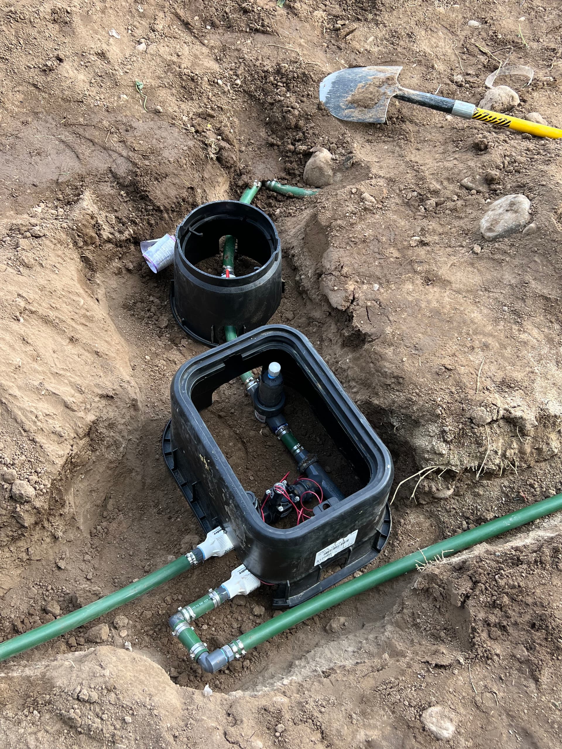 Landscape and Irrigation Installation at Integrity Auto Glass in Meridian